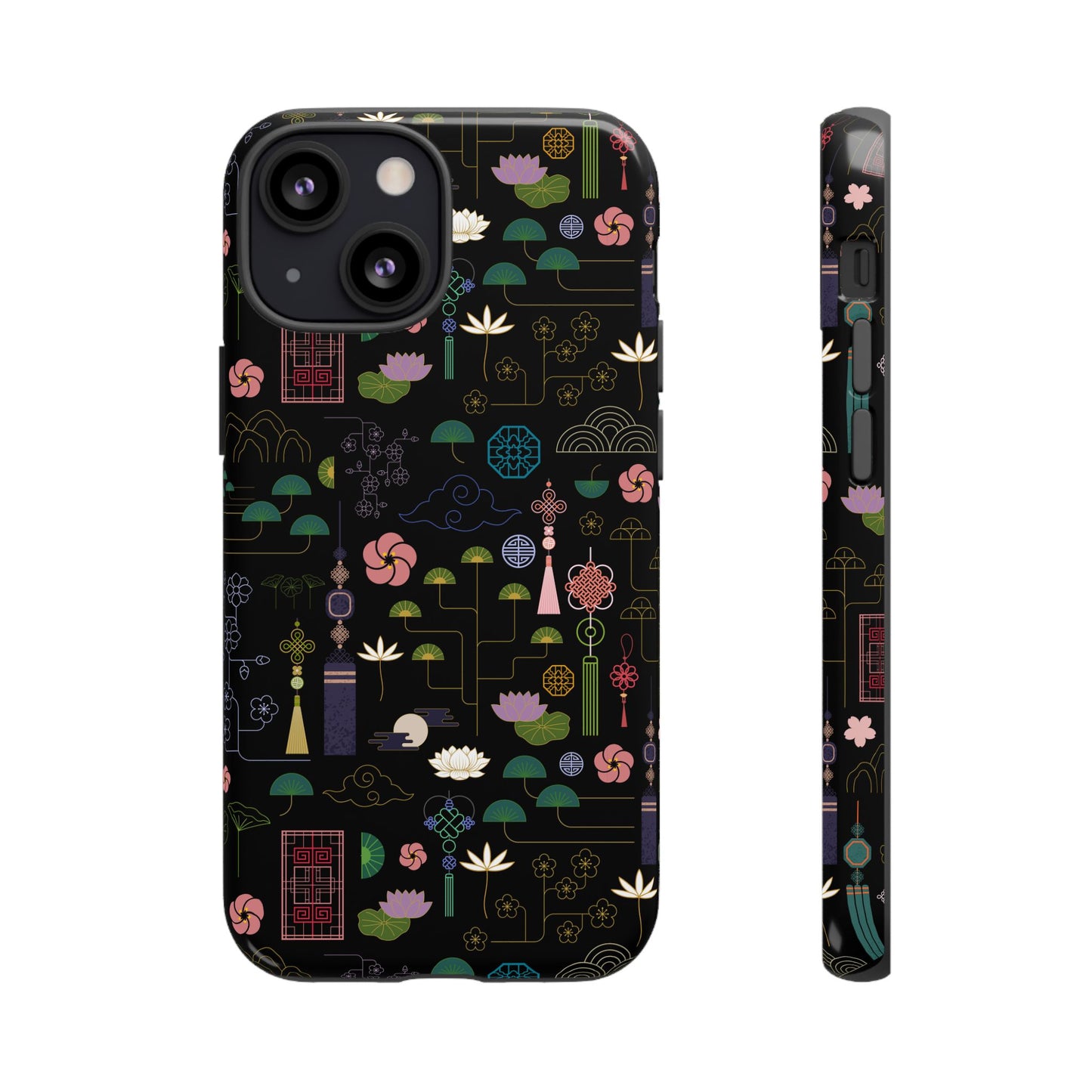Norigae Night Garden Tough Phone Case - Elegant K-Pop Merch - iPhone, Galaxy, Pixel Cover