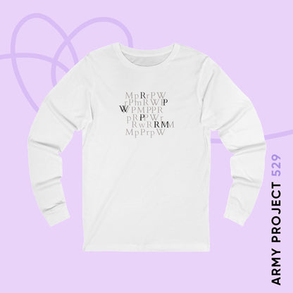 Namjoon Lost in the Page Unisex Jersey Long Sleeve Tee