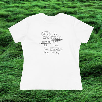 Namjoon Women's Tee - 'Contradictions' - Fanmade BTS Merch - Soft Jersey T-Shirt