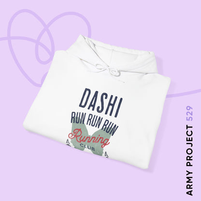 OT7 Hoodie - Dashi Running Club - Fanmade BTS Merch - Cozy Unisex Sweatshirt