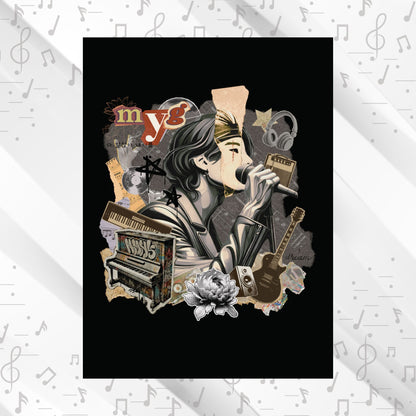 Yoongi 2010s Retro Series Matte Poster