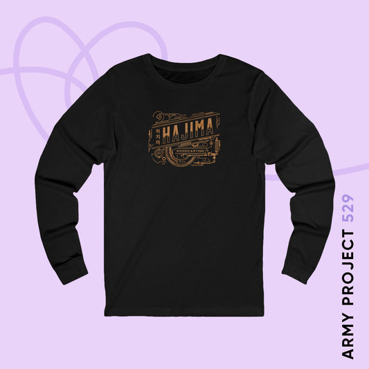 Woodcarving Hajima Bronze Unisex Jersey Long Sleeve Tee