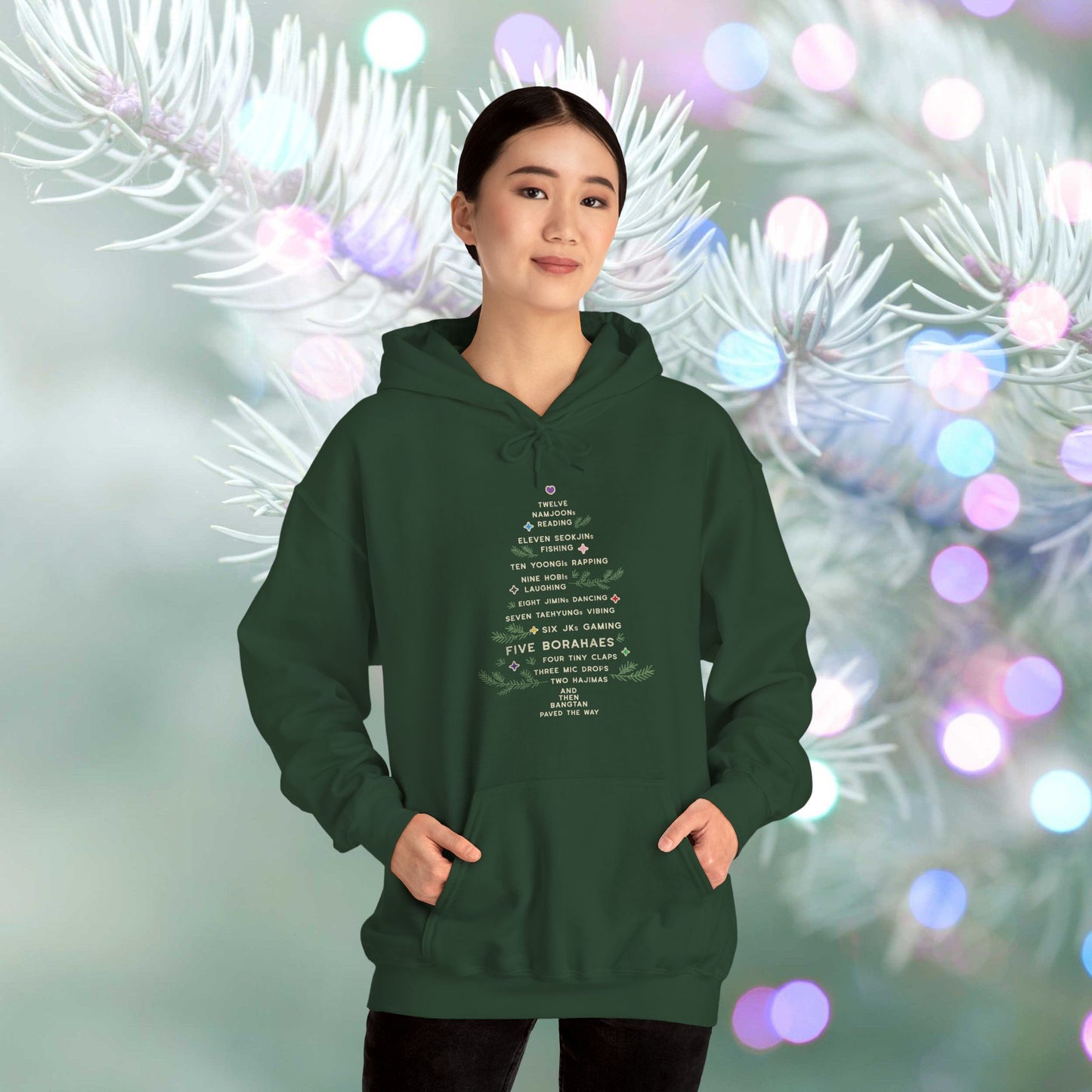 OT7 Hoodie - 12 Days of Bangtan- Fanmade BTS Merch - Cozy Unisex Sweatshirt