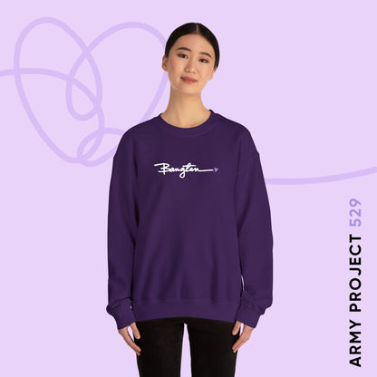 Handwritten Bangtan Unisex Heavy Blend™ Crewneck Sweatshirt
