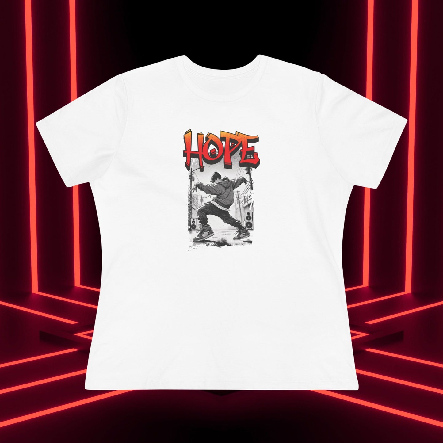 Hobi Concert Women's Tee - HOTS with Hope - Fanmade BTS Merch - Soft Jersey T-Shirt