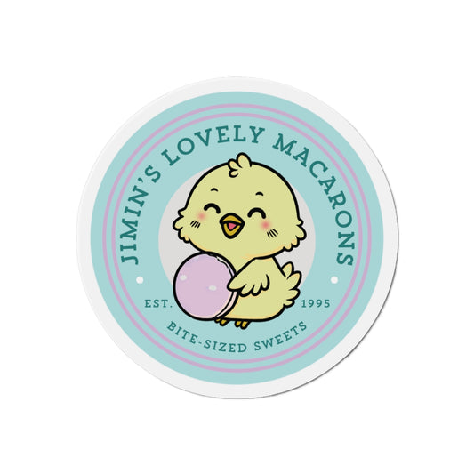 Jimin Fridge Magnet - Cute Fanmade BTS Merch - Jimin's Lovely Macarons - Subtle ARMY Decor