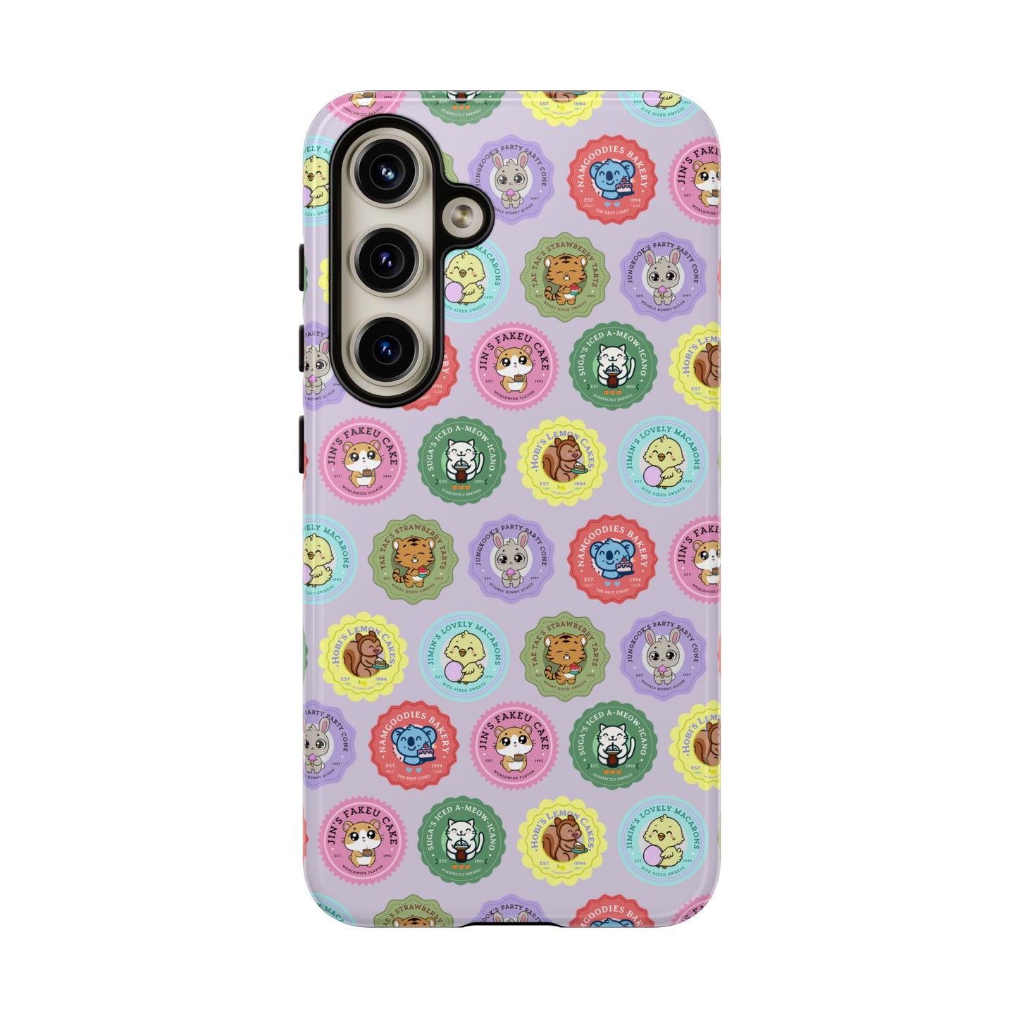 OT7 Phone Case - Cute Fanmade BTS Merch - Namgoodies Bakery - iPhone, Galaxy, Pixel