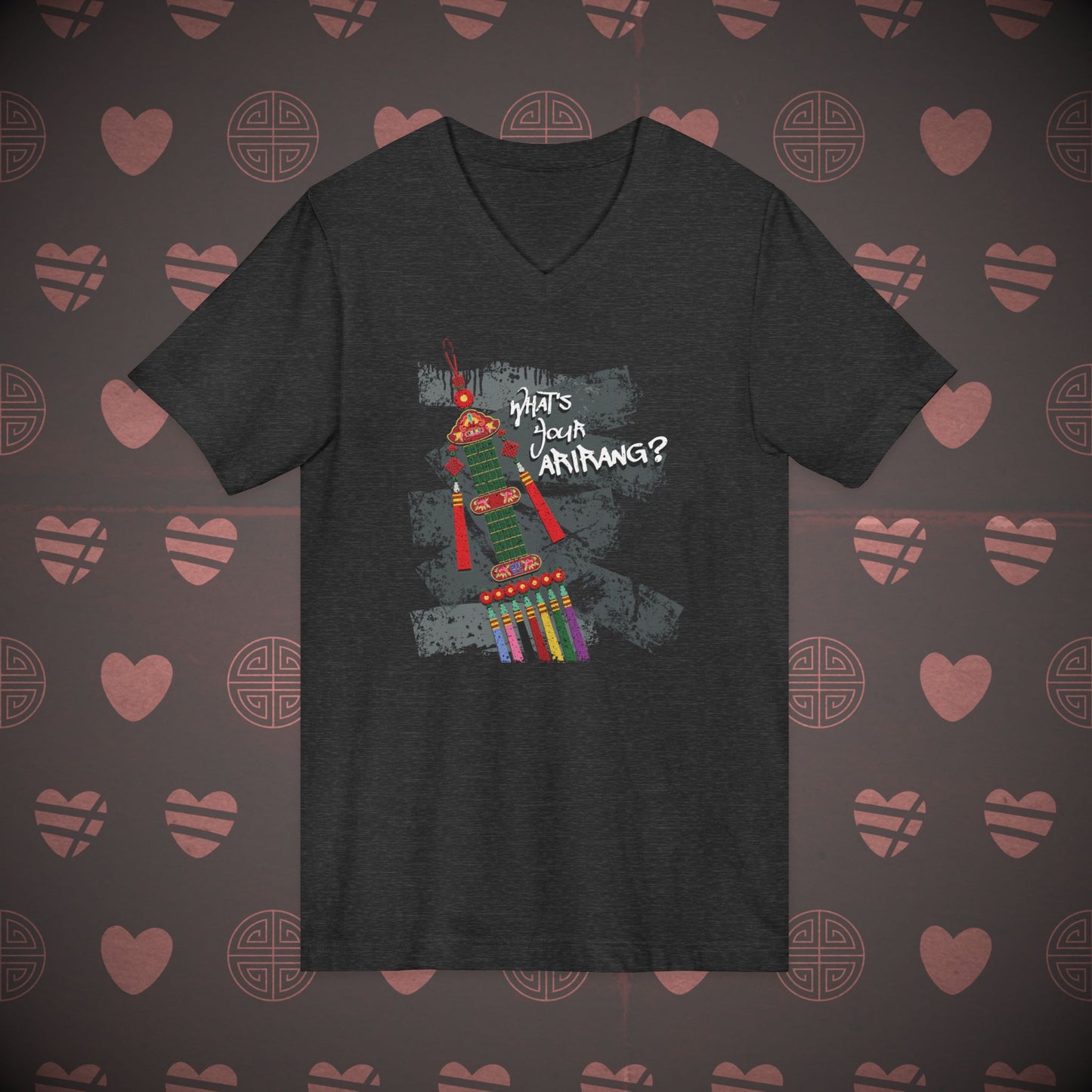 OT7 V-Neck Shirt - What's Your Arirang? Streetwear - Unisex Jersey T-Shirt