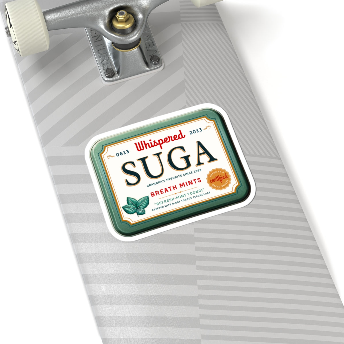 Whispered SUGA Vinyl Stickers