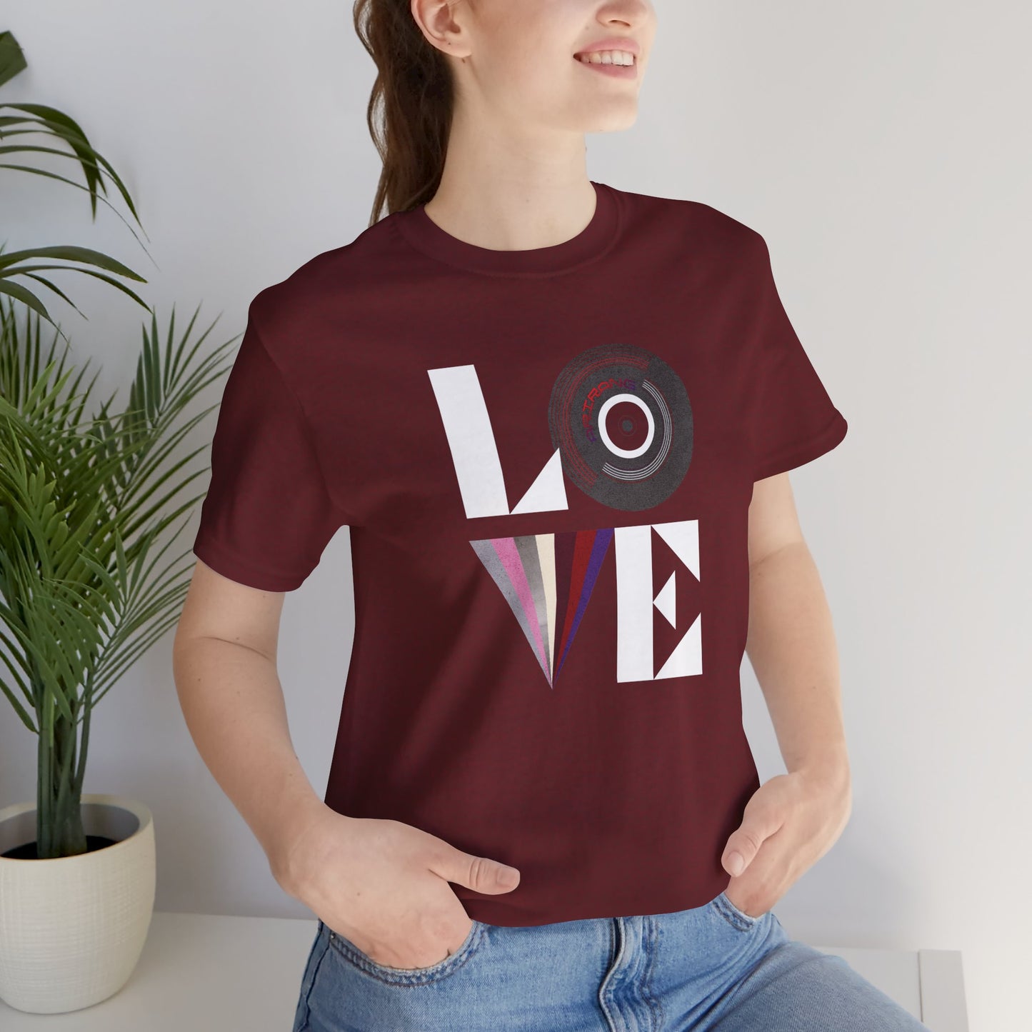 OT7 Short Sleeve Shirt - Love Record - Unisex Jersey T-Shirt