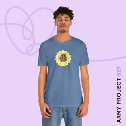 Hobi Short Sleeve Shirt - Cute Fanmade BTS Merch - Hobi's Lemon Cakes - Soft Unisex T-Shirt