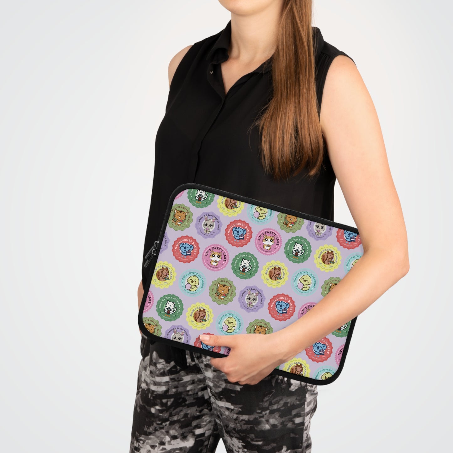 Namgoodies Bakery Series Laptop Sleeve - Elegant K-Pop Tech Accessories