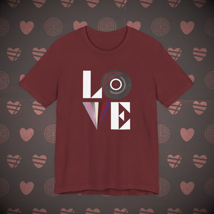 OT7 Short Sleeve Shirt - Love Record - Unisex Jersey T-Shirt