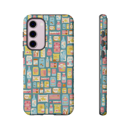 Sweet Pastel Korean Snacks Tough Phone Case - Cute K-Pop Merch - iPhone, Galaxy, Pixel Cover