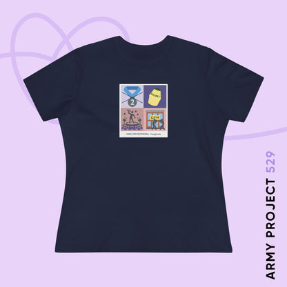 Jung Kook Women's Tee - Funny Fanmade BTS Merch - Care Instructions - Soft Jersey T-Shirt