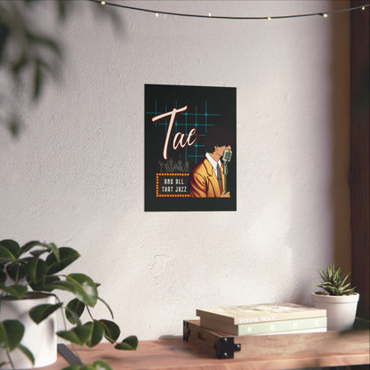 Taehyung 1950s Retro Series Matte Poster