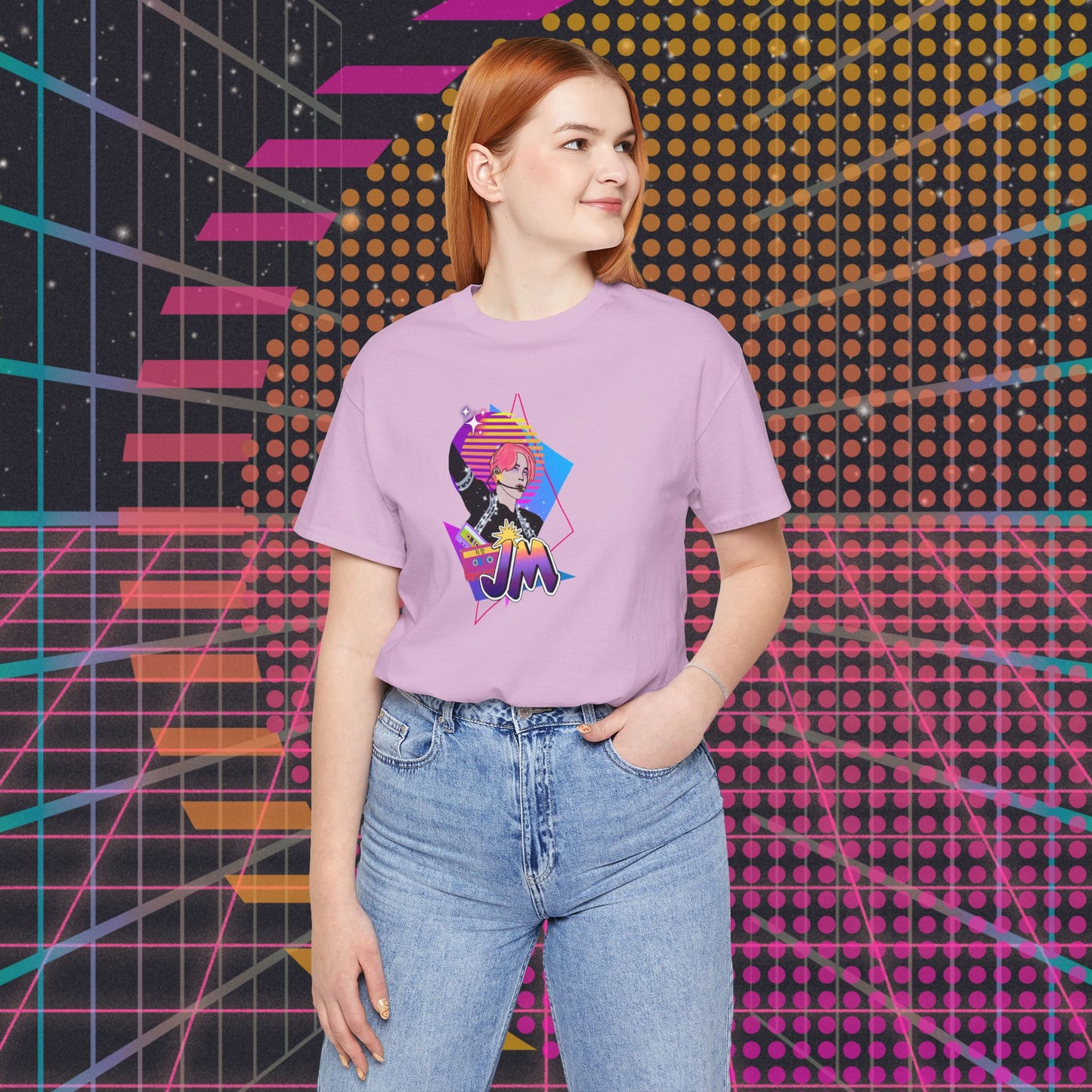Jimin 1980s Retro Series Unisex Jersey Short Sleeve Tee