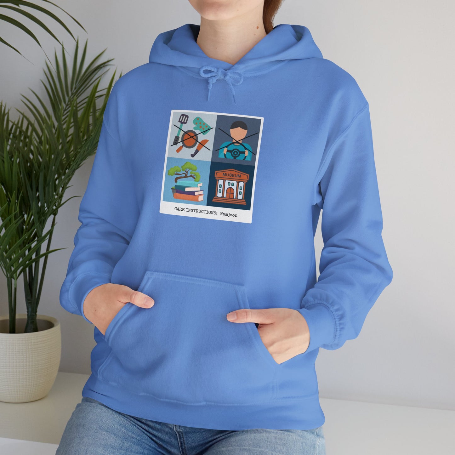 Namjoon Hoodie - Funny Fanmade BTS Merch - Care Instructions - Cozy Unisex Sweatshirt
