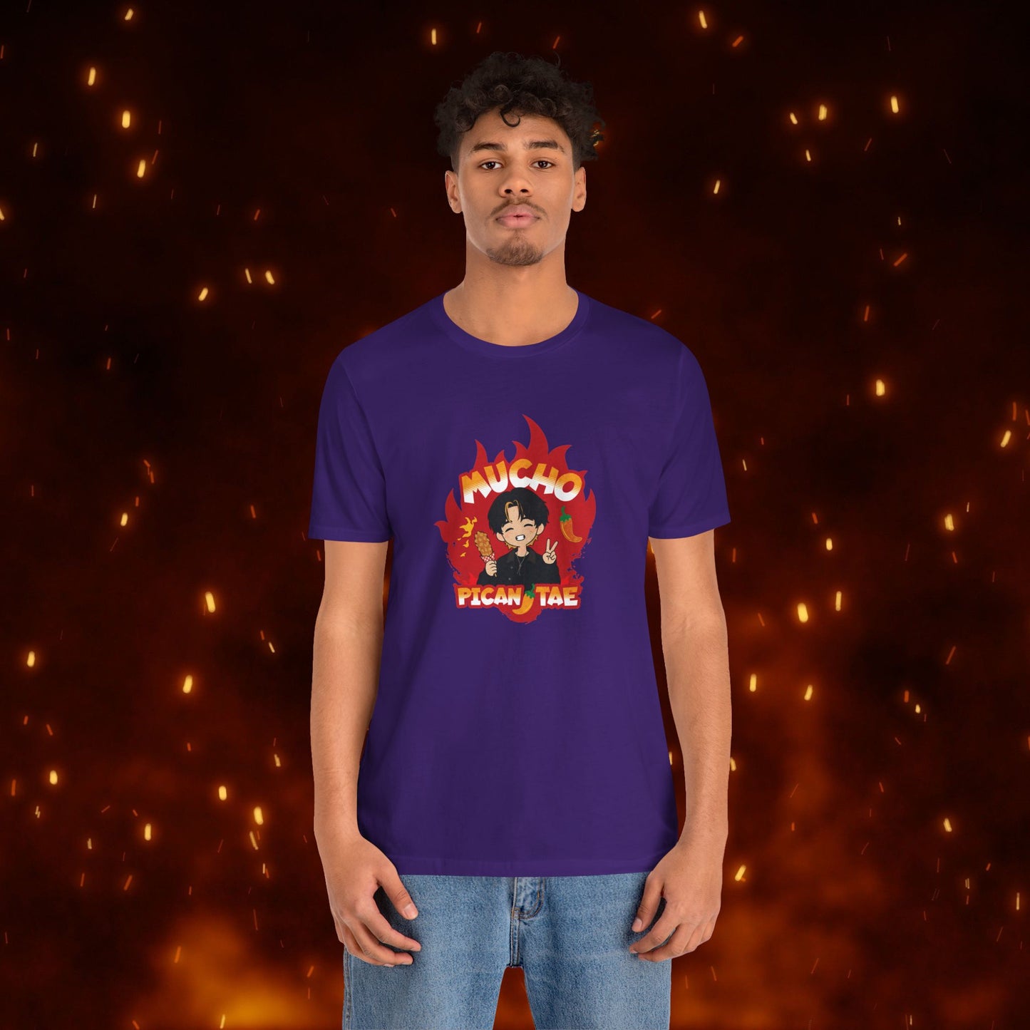 Taehyung Short Sleeve Shirt - Mucho PicanTae - Unisex Jersey T-Shirt
