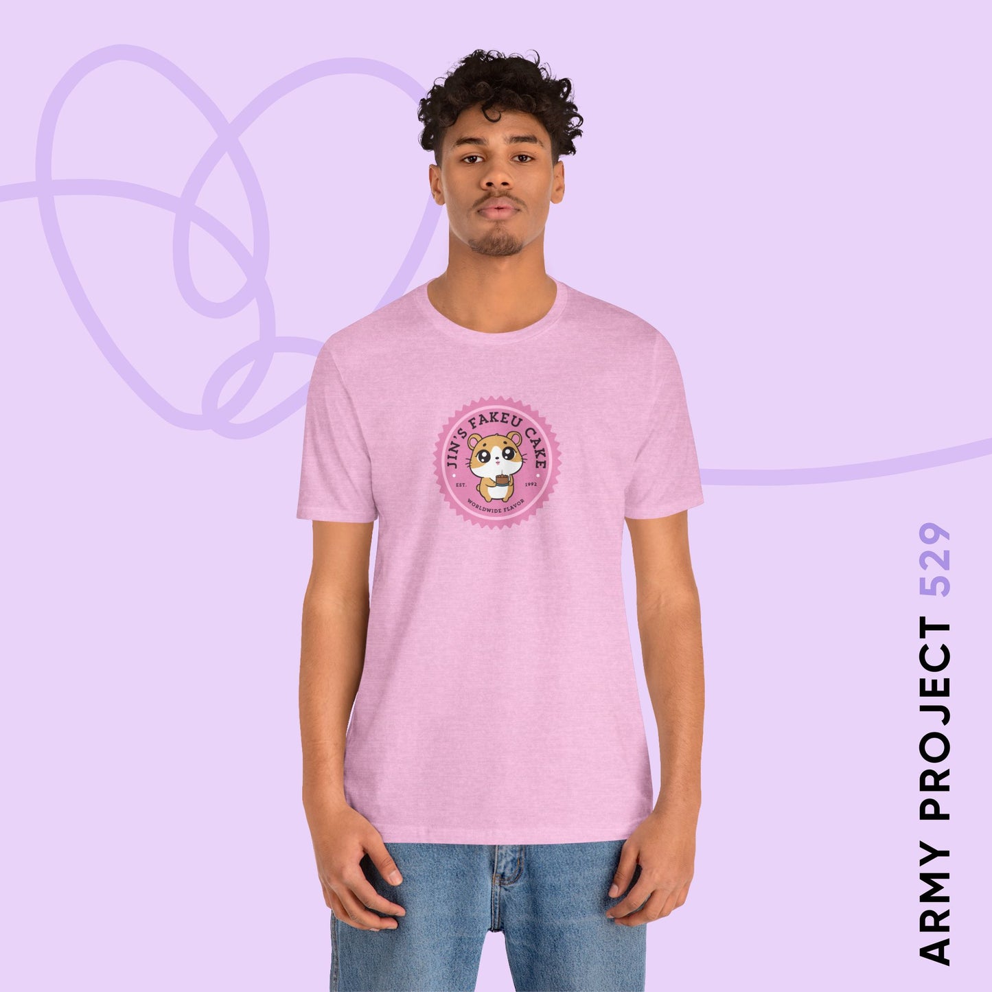 Jin Fakeu Cake Unisex Jersey Short Sleeve Tee