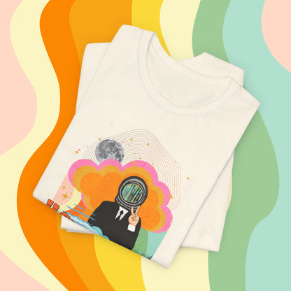 Jin Short Sleeve Shirt - Fanmade BTS Retro Series - 60s Mod Aesthetic - Soft Unisex T-Shirt