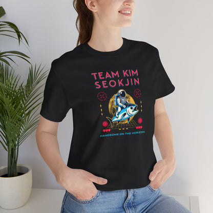 Jin Short Sleeve Shirt - Team Kim Seokjin - Fanmade BTS Merch - Unisex Jersey T-Shirt
