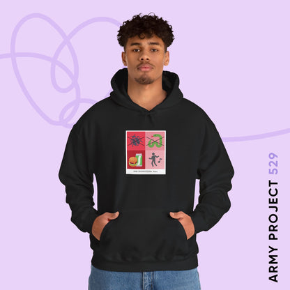 Hobi Hoodie - Funny Fanmade BTS Merch - Care Instructions - Cozy Unisex Sweatshirt