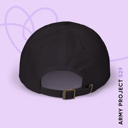 OT7 Baseball Cap - Embroidered Handwritten Bangtan - Fanmade BTS Merch - Unisex Baseball Hat