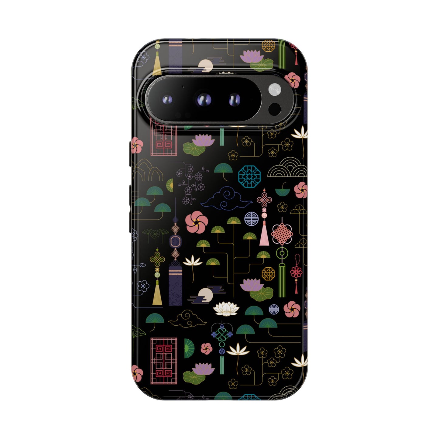 Norigae Night Garden Tough Phone Case - Elegant K-Pop Merch - iPhone, Galaxy, Pixel Cover