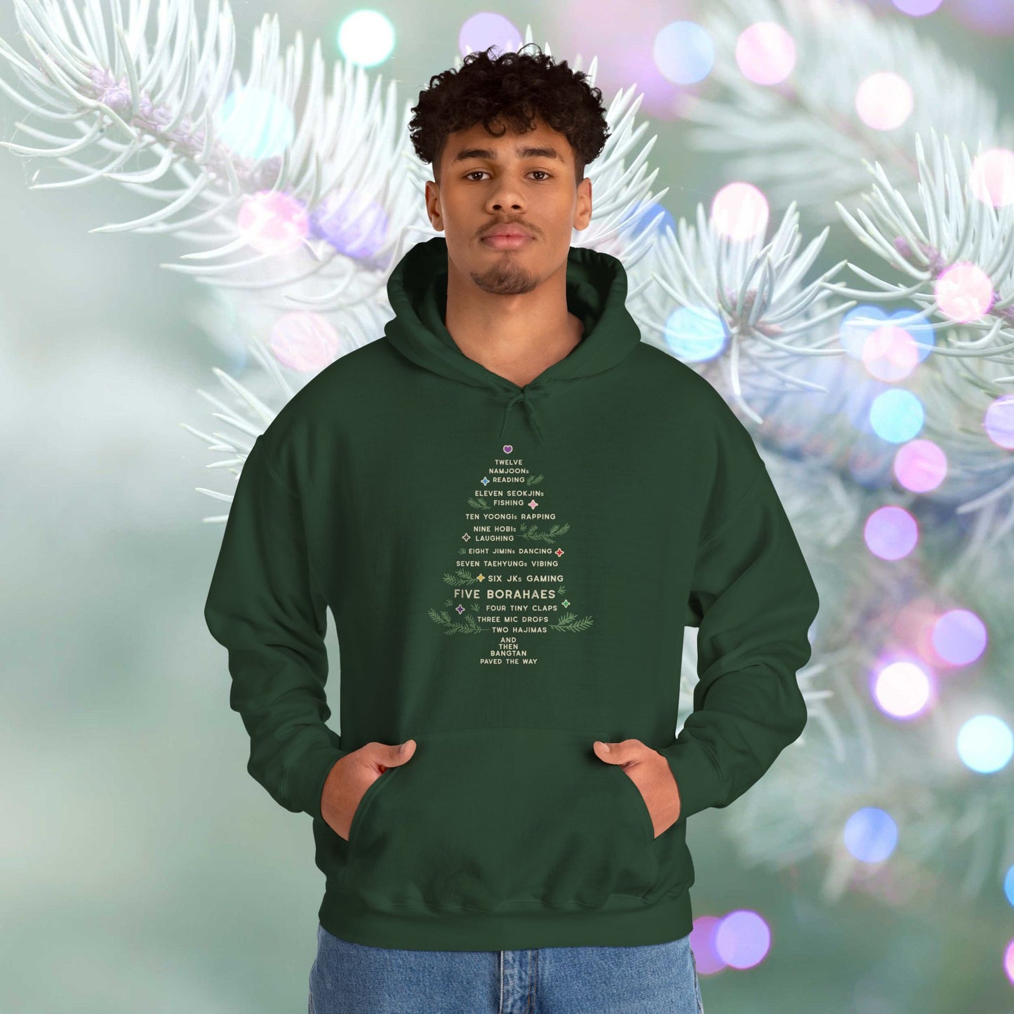 OT7 Hoodie - 12 Days of Bangtan- Fanmade BTS Merch - Cozy Unisex Sweatshirt