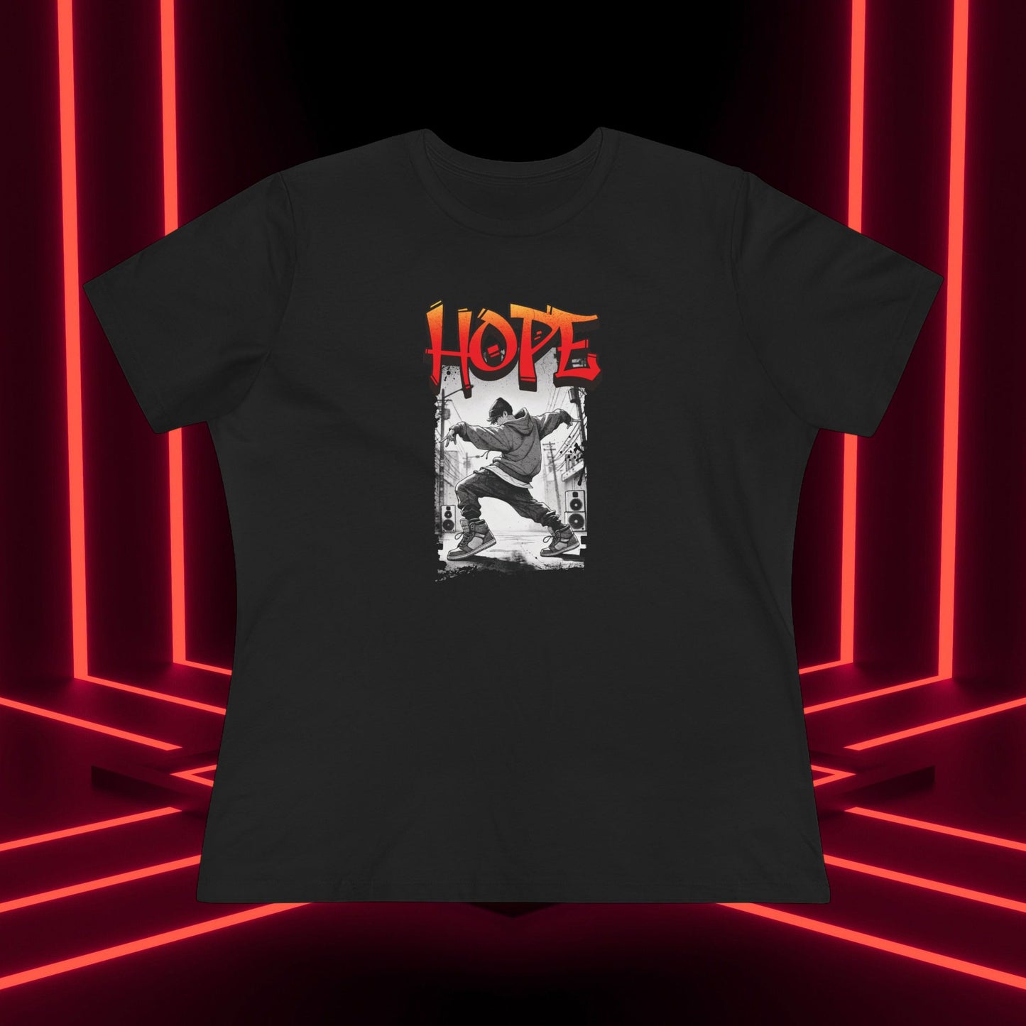 Hobi Concert Women's Tee - HOTS with Hope - Fanmade BTS Merch - Soft Jersey T-Shirt