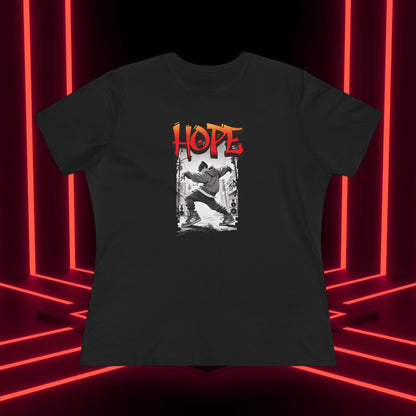 Hobi Concert Women's Tee - HOTS with Hope - Fanmade BTS Merch - Soft Jersey T-Shirt