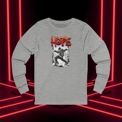 Hobi Concert Long Sleeve Shirt - HOTS with Hope - Fanmade BTS Merch - Soft Unisex T-Shirt