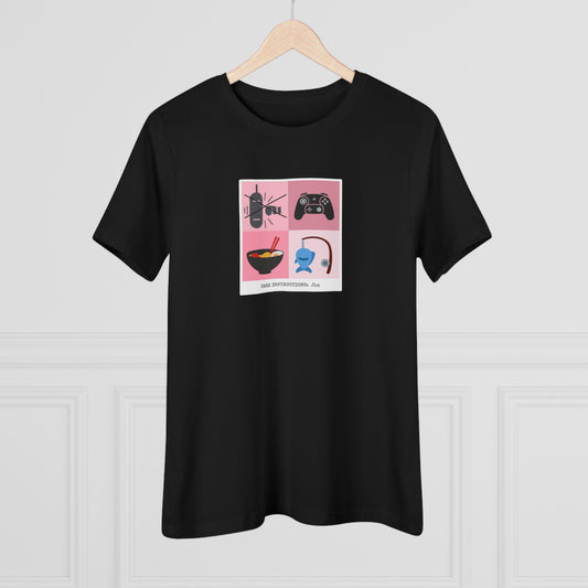 Jin Women's Tee - Funny Fanmade BTS Merch - Care Instructions - Soft Jersey T-Shirt