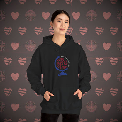 OT7 Hoodie - What's Your Arirang? Globe and Cities - Cozy Unisex Sweatshirt