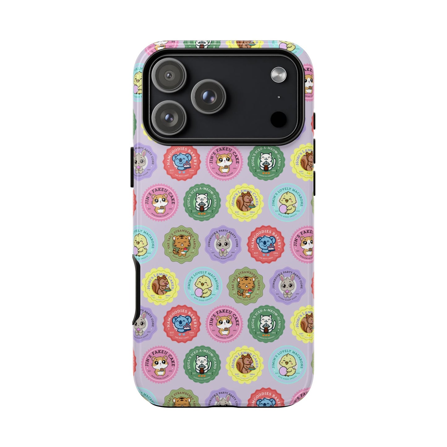 OT7 Phone Case - Cute Fanmade BTS Merch - Namgoodies Bakery - iPhone, Galaxy, Pixel