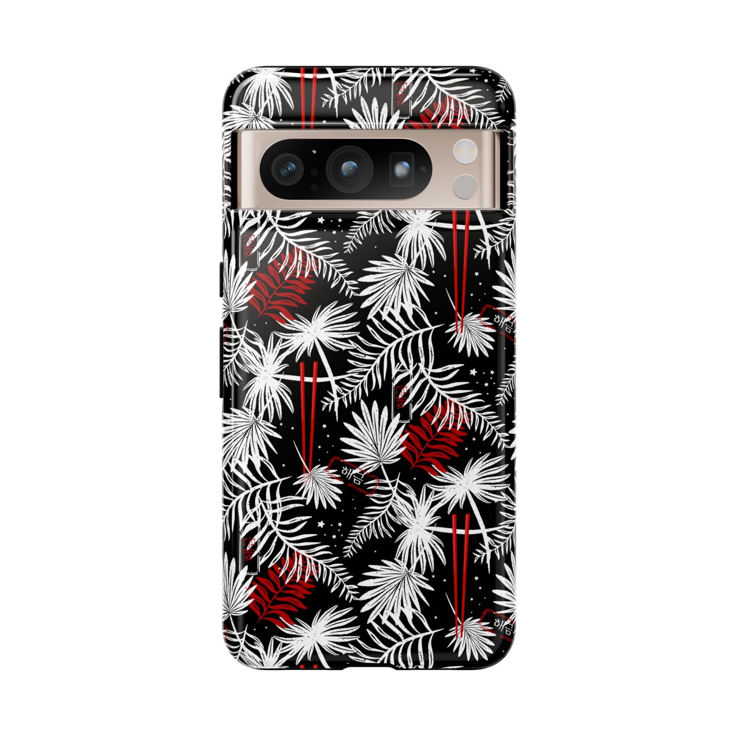 Yoongi Tough Phone Case - Tropical Chopsticks - Fanmade BTS Merch - iPhone, Galaxy, Pixel