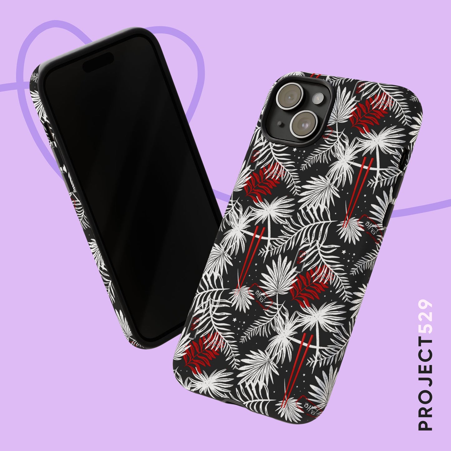 Tropical Chopsticks Tough Phone Case