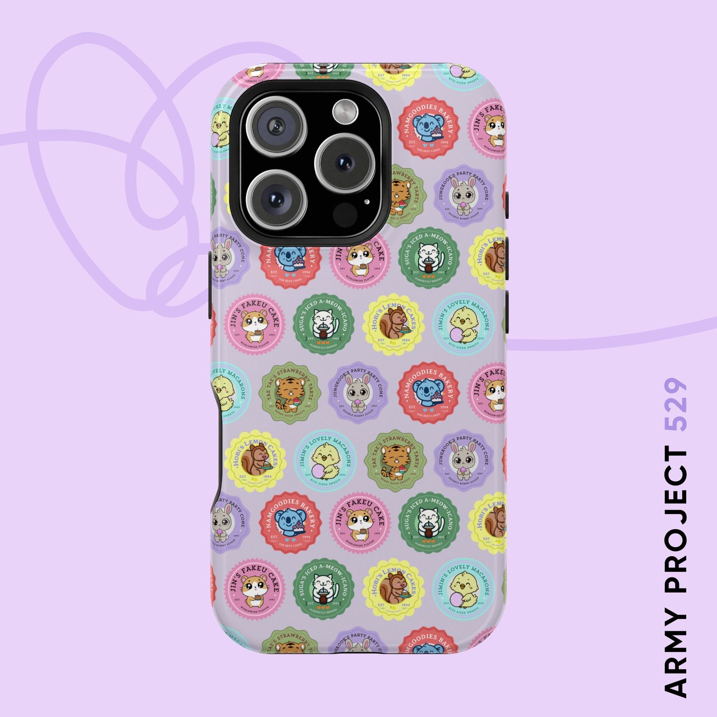Namgoodies Bakery OT7 Magnetic Tough Phone Case