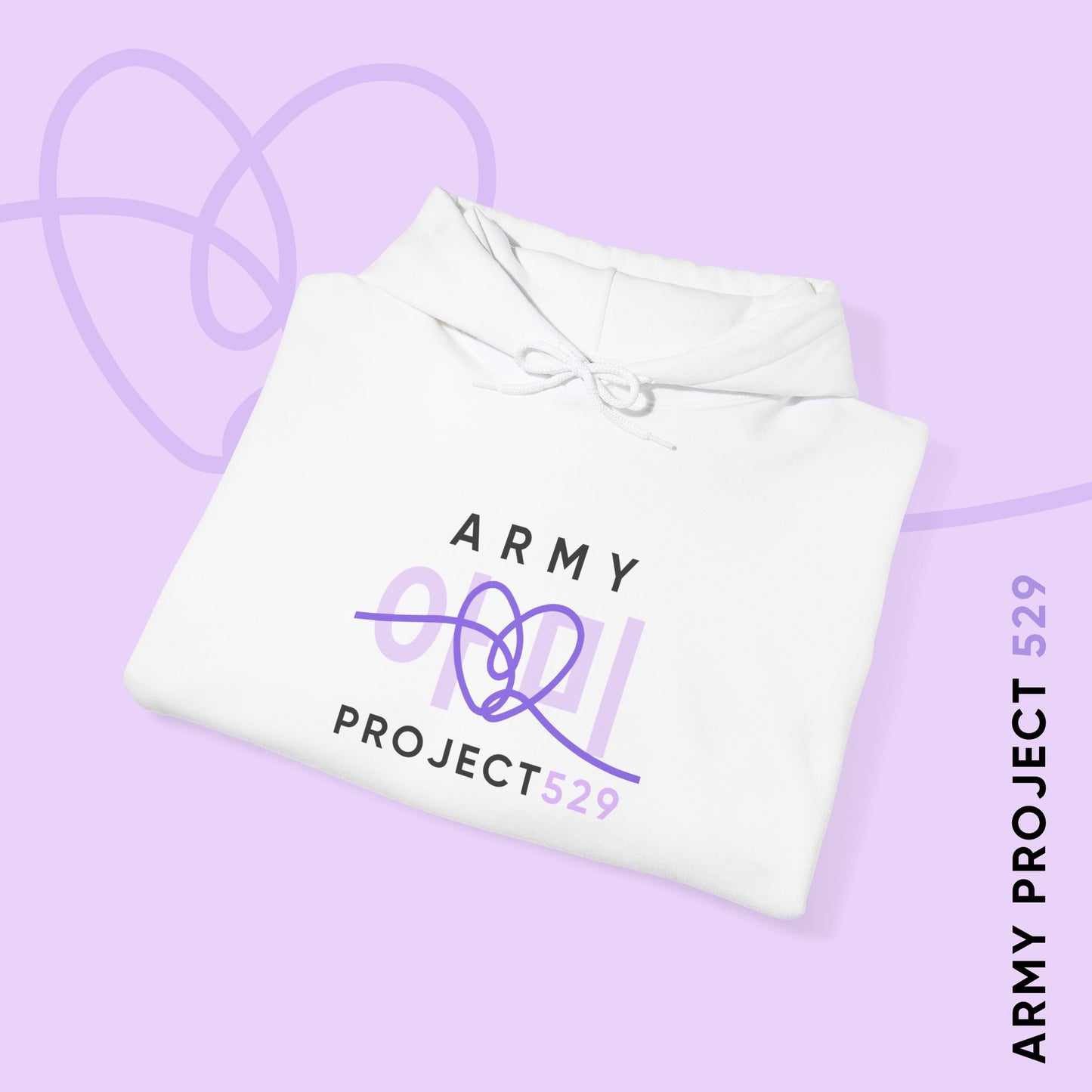 ARMY Project 529 Hoodie - ARMY Apparel - Cozy Unisex Sweatshirt
