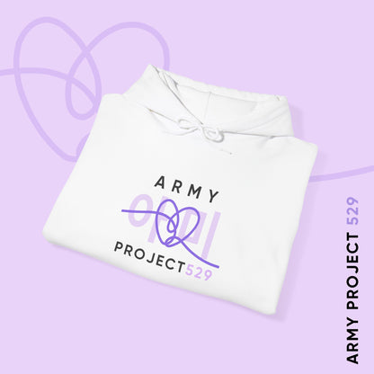 ARMY Project 529 Hoodie - ARMY Apparel - Cozy Unisex Sweatshirt