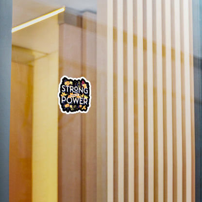 Strong Power Thank You Kiss-Cut Vinyl Decals