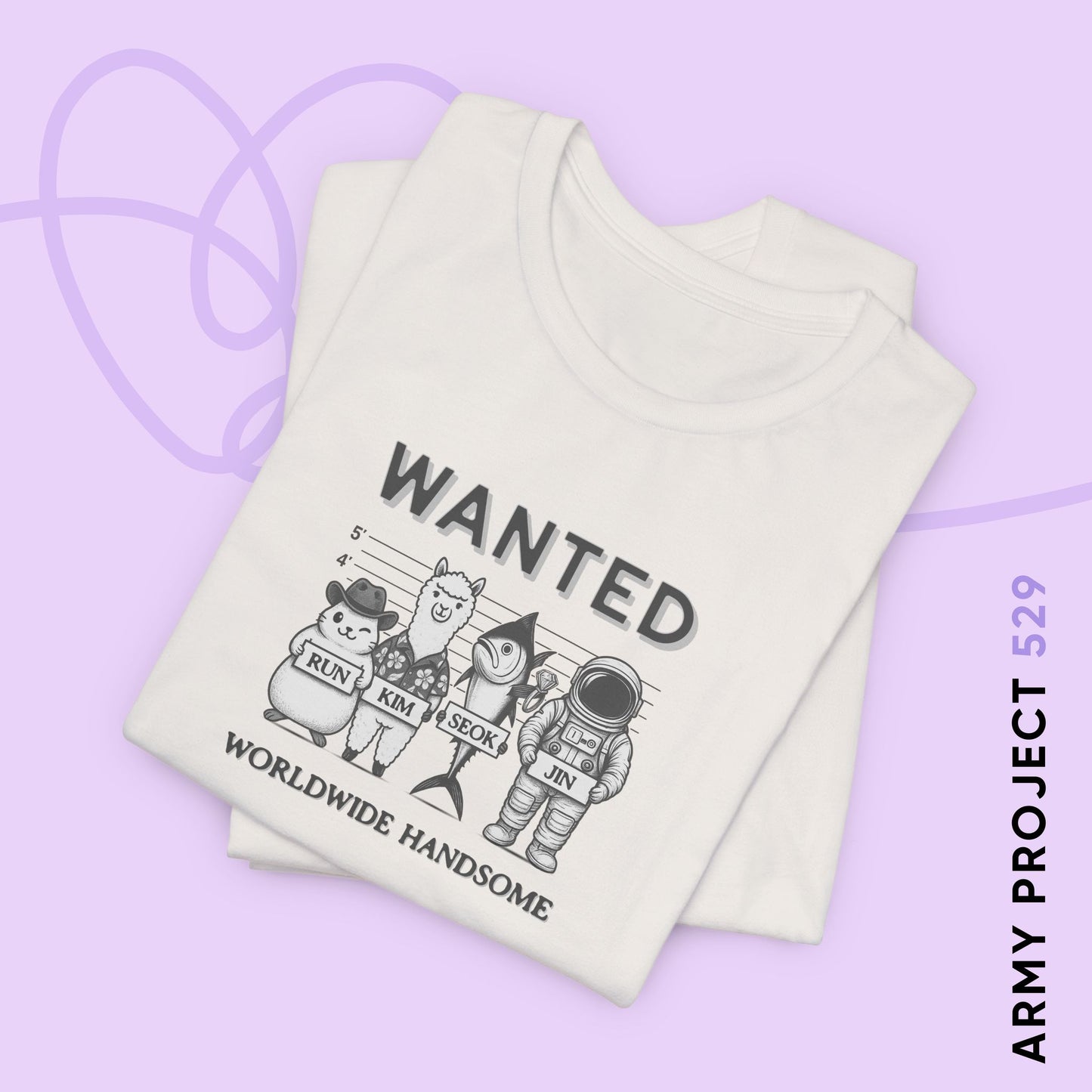 Run Kim Seokjin Unisex Jersey Short Sleeve Tee