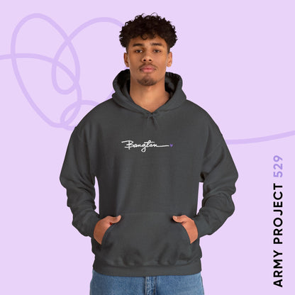 Handwritten Bangtan Embroidered Unisex Heavy Blend™ Hoodie