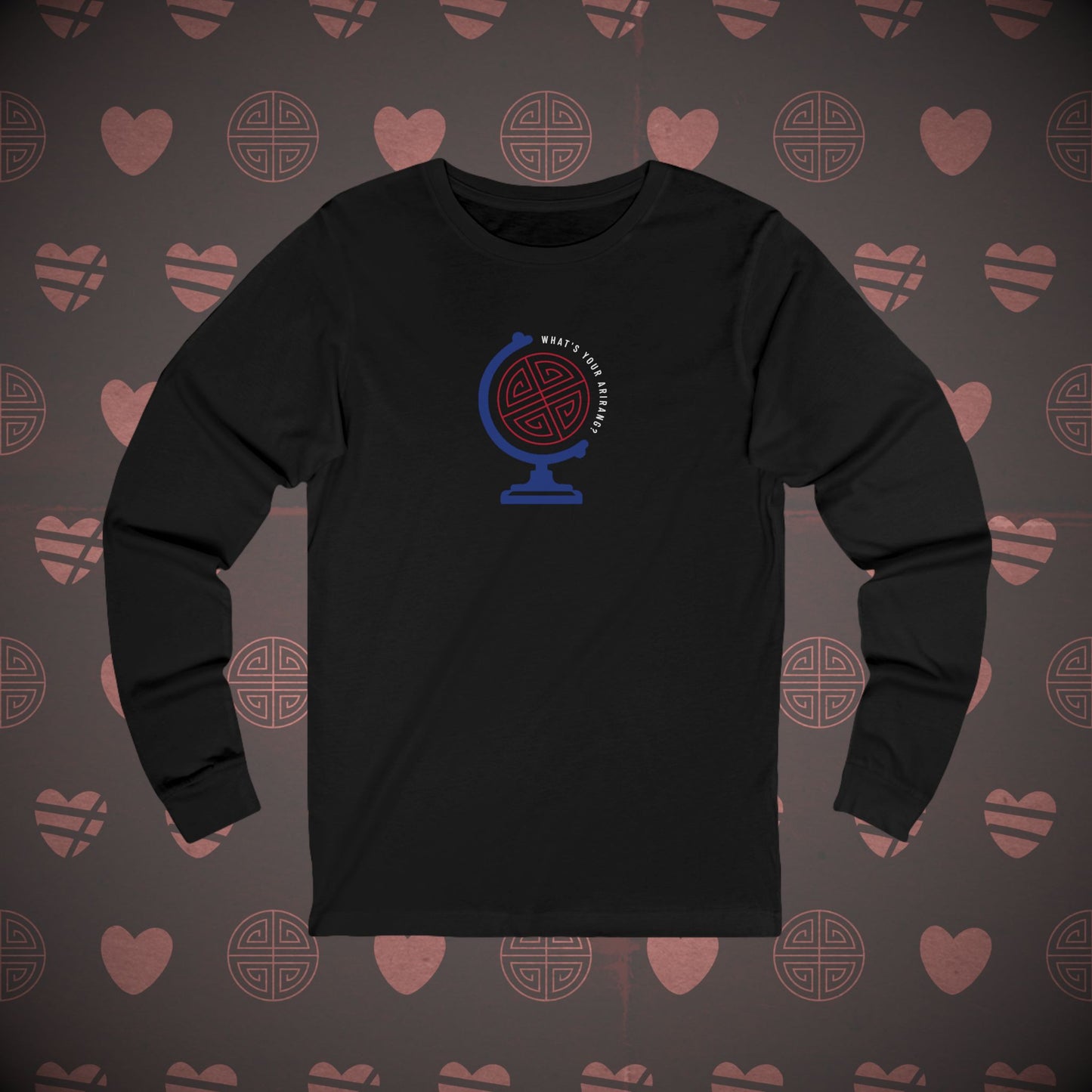 OT7 Long Sleeve Shirt - What's Your Arirang? Globe and Cities - Soft Unisex T-Shirt