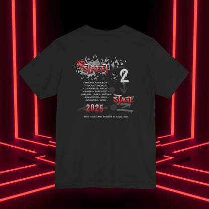 Hobi Concert Short Sleeve Shirt - HOTS with Hope (Stop Sign Ver.) - Fanmade BTS Merch - Soft Unisex T-Shirt