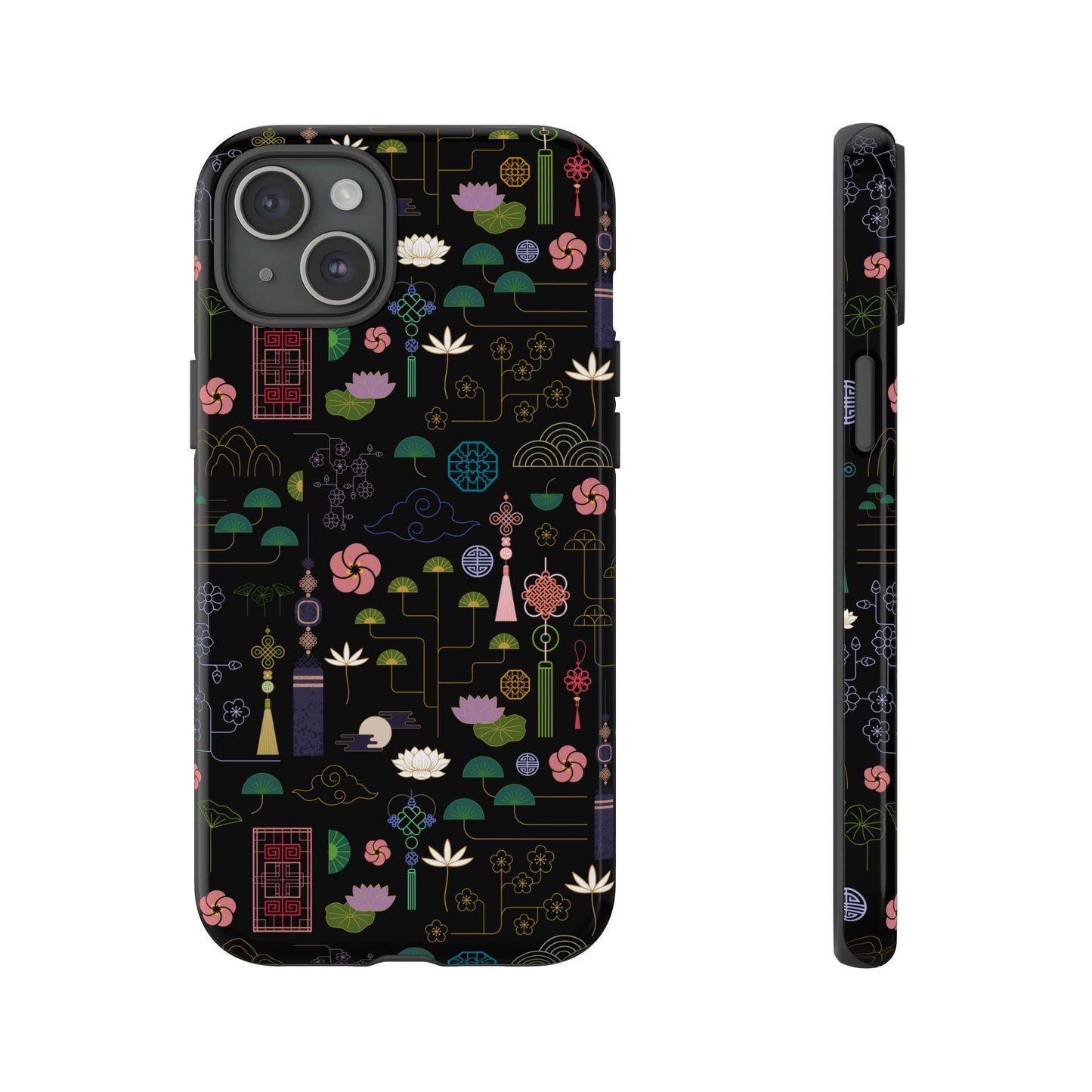 Norigae Night Garden Tough Phone Case - Elegant K-Pop Merch - iPhone, Galaxy, Pixel Cover
