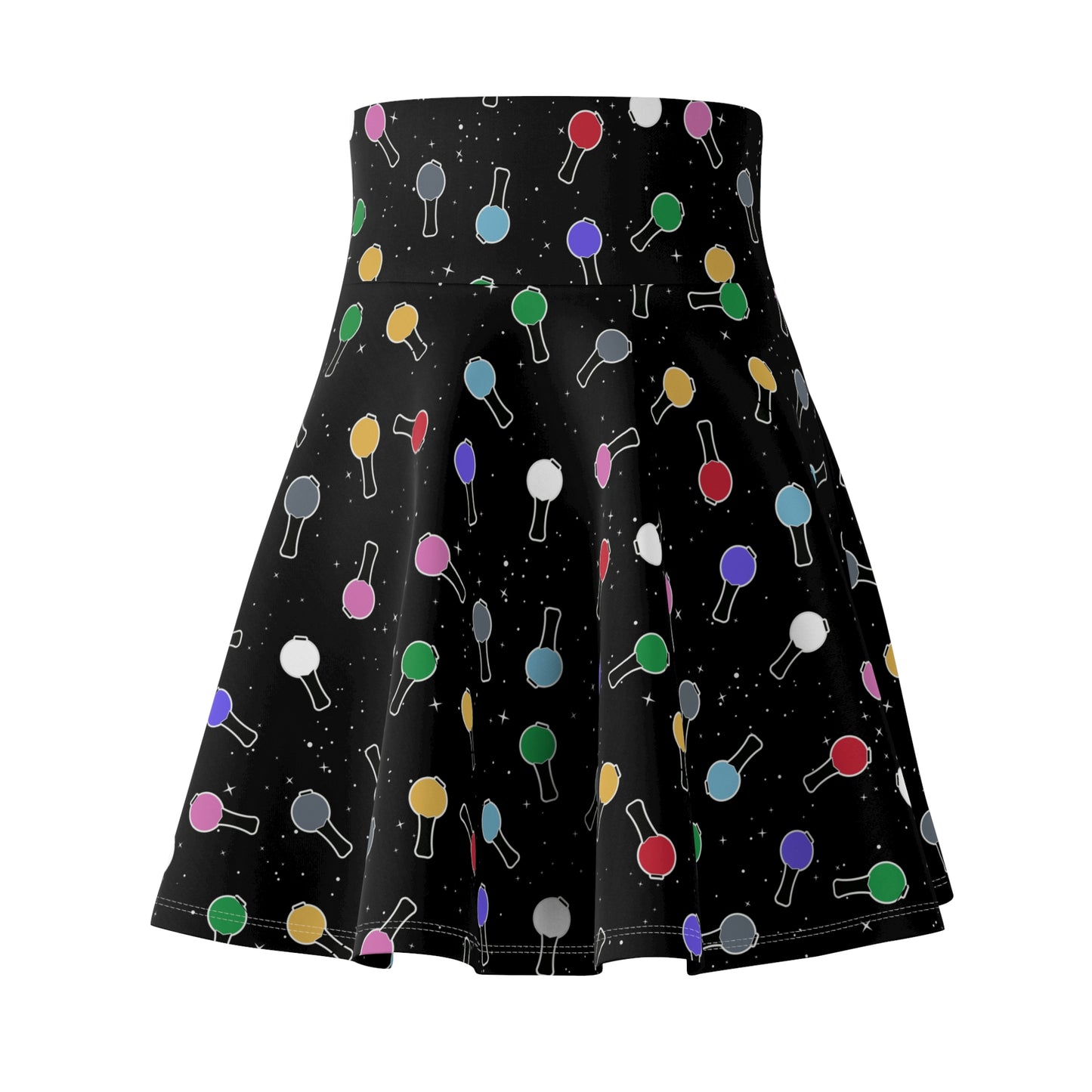 Ma City Map Lightstick Skater Skirt