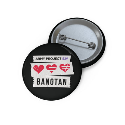 AP529 <3 Bangtan Button Pin - ARMY Concert Merch