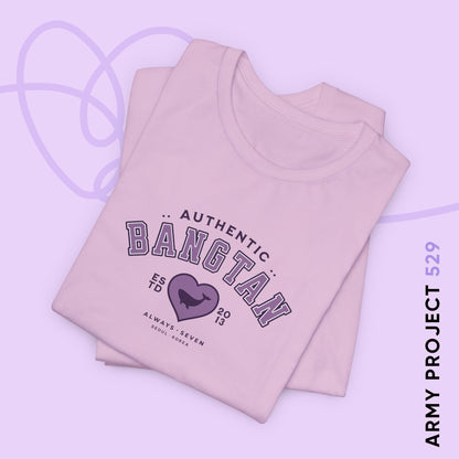 OT7 Short Sleeve Shirt - Bangtan Athletics - Fanmade BTS Merch - Unisex Jersey T-Shirt
